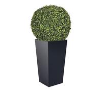 Set de maceta alta 35 l prosperplast urbi square de plástico con depósito en color antracita, 55 (alto) x 29,5 (ancho) x 29,5 (profundo) cms + bola de