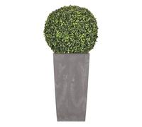 Set de maceta alta 35 l prosperplast urbi square effect de plástico con depósito en color gris claro, 55 (alto) x 29,5 (ancho) x 29,5 (profundo) cms +