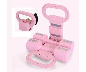 Set de Mancuernas Regulables, Pesa Rusa 5 kg para Mujer - Mancuerna 1 kg (2-en-1), Kit Pesas Gimnasio en Casa, Discos Mancuernas Regulable Weights Entrenamiento en Casa