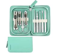 Set de manicura, Alicates Hawkbill for reparación de uñas, color gris, antisalpicaduras, ranuras especiales for, cortaúñas, juego cuidado personal