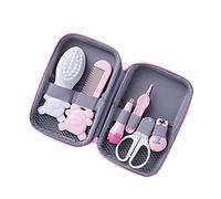 Set de manicura Kit de las podadoras de uñas 6.6in Herramientas de manicura de los niños redondos CLipper portátiles de las uñas de las uñas DIRIGIÓ Earpick 6pc azul Kit de cortaúñas ( Color : Blue )