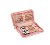 Set de manicura y pedicura, cortaúñas para mujer, herramientas profesionales para el cuidado de las uñas, incluye kit facial, juego de 9 piezas