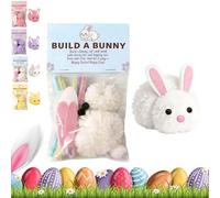 Set De Manualidades Del Conejito De Pascua Para Niños, Kit De Manualidades DIY Del Conejito, Set De Manualidadess Fáciles Con Lana Dels C Onejito De Pascua, Creatividad DIY,Conejitos De Peluche Bonito