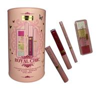 Set de Maquillaje 4 en 1: Paleta de Sombras, Brillo Labial, Máscara y Delineador Líquido Veganos, 4 Piezas Ideales para Cualquier Look