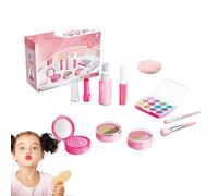Set De Maquillaje De Fantasía para Niñas - 18x6x12cm | Kit De Belleza Falso para Niños | Los Niños Juegan Cosméticos, Juguetes, Regalos, Regalo De Cumpleaños, Pequeña Dama, Juego De Roles, Diversión