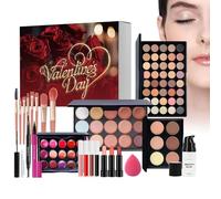 Set de maquillaje de San Valentín, colección de cosméticos respetuosos con la piel sensible, kit de sombra de ojos y rímel, regalo para madres, amigas, hermanas, esposas, accesorios para citas y reuni