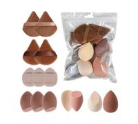 Set de maquillaje, esponjas de belleza, mezcladora de maquillaje, base de maquillaje, esponja para base líquida, corrector, polvo, protector solar y crema