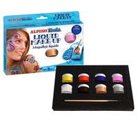 Set de maquillaje líquido alpino de 8 colores surtidos Más pincel