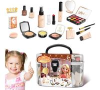 Set De Maquillaje para Niñas - Juego De Maquillaje De Casa | Juguete Seguro Y Divertido para Niñas Pequeñas, Cumpleaños, Navidad, Día del Niño Y Año Nuevo, Juego Creativo De Imaginación Infantil