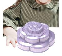 Set De Maquillaje para Niños - Caja De 1400 G, Estuche De Belleza En Forma De Flor, Juguete Cosmético Lavable con Cepillo | Real para niños pequeños, Juego de Fiesta, Juego de Regalo imaginat