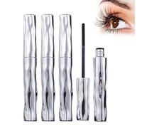 Set de Máscara de Pestañas Ultimate Length & Curl, Realzador de Pestañas con Fibra de Seda 4D de Larga Duración, Pestañas Sin Aglomeraciones, Larga Duración, Suave para Ojos Sensibles