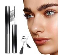 Set De Máscaras Ultimate Length & Curl, Máscara Voluminizadora Y Alargadora, Efecto Lifting Duradero 36 Horas, Fórmula Sin Grumos, Máscara Duradera Con Fibra De Seda 4D (Negro)