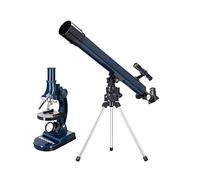 Set De Microscopio y Telescopio Educativo Discovery Scope 2 para Niños con Accesorios y Libro En Inglés