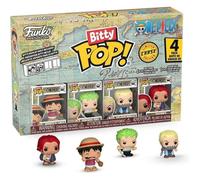 Funko bitty pop! 4 pack: one piece - luffy - zoro - axe-hand morgan -