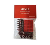 Set de miniaturas MINIA a escala 1:12: lata de refresco, taza de caf , taza de cola, decoraci n para casa de mu ecas (12 botellas de Coca-Cola)