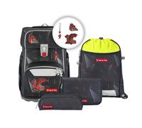 Set de mochila escolar gigante Step By Step Universal negro con patrón