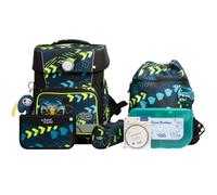 Set de mochila escolar School-Mood Champion Pro 7 piezas Universal azul con estampado