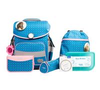 Set de mochila escolar School-Mood Timeless Pro Universal azul con estampado