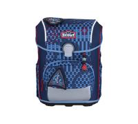 Scout Neo Exklusiv Safety Light Juego de mochilas escolares 5 piezas azul