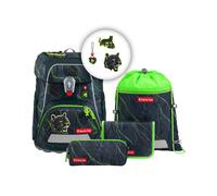 Set de mochila escolar Step By Step Fit Universal Verde con patrón