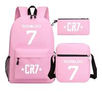 Set de mochilas para adolescentes, mochila informal de uso diario, ideal para educación primaria y secundaria, deportes, viajes y uso cotidiano(A1)