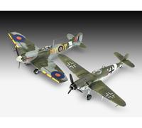 Set De Modelos Bf109g-10 Y Spitfire Mk.V Escala 1:72 Kit De Plástico REVELL