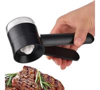 Set De Molinillo De Sal Y Pimienta 17x11,4x8cm - Molinillo Manual De Una Mano | Ajustable De Sal Marina Y Pimienta Negra | Portátil De Condimentos Recargable Para Cocina