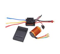 Set de motor sin escobillas F540 4370KV, motor sin escobillas para RC con controlador de velocidad sin escobillas impermeable de 60 A y tarjeta de programación, motor de alto par