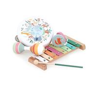 Set de Música los Animales del Mundo Sarah Betz para Niños desde 3 Años | Varios instrumentos reunidos | ilustraciones de animales coloridas | desarrolla despertar musical y creatividad | regalo