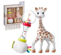 Set de Nacimiento Sonajero Maracas Bebé Desde el Nacimiento | Balancín | clasificador formas | caucho natural | plástico reciclado | motricidad fina lógica | regalo bebé niña niño juguete
