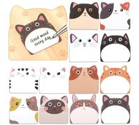 Set de Notas Adesivas Animales - 12 Notas Autoadhesivas Creativas - Notas Adhesivas para Oficina, Escuela, Regalos, Decoración