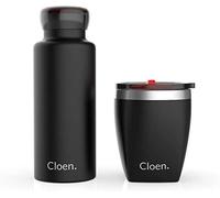 Set de oficina botella y vaso térmico | Botella Termo con Triple Aislamiento para 12 Horas de Bebida Caliente y 24 Horas de Bebida Fría | Libre BPA | 500 ml | Model Office Set