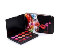 Set De Paleta De Lápiz Labial - Conjunto De Pigmentos De Labios, Color Compacto | Paleta De Labios De Crema Mate Fácil De Usar, Pintura Labial De Larga Duración Para Look De Halloween, Kit De Belleza