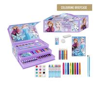 ARTESANÍA CERDÁ – Set papelería Frozen con rotuladores y lápices, decorado con Elsa, Anna y Olaf