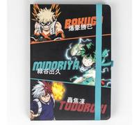Set de Papelería de My Hero Academia - Incluye Bolígrafo y Libreta - Diseño en Negro y Verde - Accesorios de Papelería - Producto Original Diseñado en España