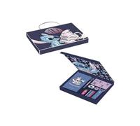 Set de Papelería de Stitch - Incluye Lapiceros de Colores, Subrayador, Bolígrafo, Pegatinas, Marcapáginas, Estuche y Cuadernillo - Accesorios de Papelería - Producto Original Diseñado en España