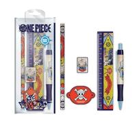 Set de papelería de una pieza (Going Merry Design) Estuche de 5 piezas con material escolar - Producto oficial