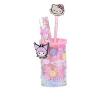 Set de Papelería Hello Kitty con Portalápices Escolar | Kit Completo con Accesorios para Niñas
