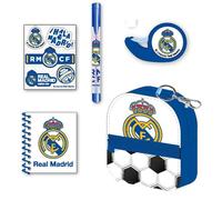 CERDÁ LIFE'S LITTLE MOMENTS Set De Papelería Minimochila Real Madrid Medidas 19.5x22.5x4.5 cm s, Mochila Unisex niños, Mod. 62