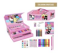 Set De Papelería Para Colorear Maletín Hello Kitty ROSA | FEMENINA CERDÀ