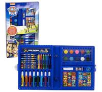 Set de Papelería y Colorear Paw Patrol en Estuche Tipo Briefcase - Kit de Arte Infantil Completo con Lápices, Crayones, Acuarelas y Stickers, Regalo Creativo para Niños