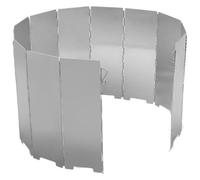 Set de parabrisas Camp Stove, bloqueador de aleación de aluminio de 12 paneles, parabrisas plegable para cocción al aire libre/38.6x9.5