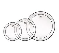 Set de parches Pinstripe, clear, Fusion: 10",12",14"