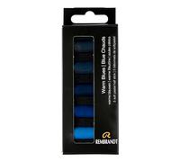 Set de pasteles suaves profesionales Rembrandt Azules cálidos | 5 Medias tintas pastel