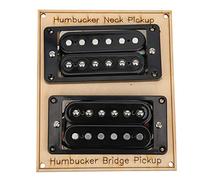 Set de pastillas para guitarra, Alnico 5, 2 piezas/Negro - Sonido Potente y Equilibrado, Baja Relación Señal - Ruido, Para Guitarristas y Estudio