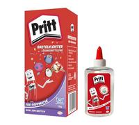 Set de pegamentos Pritt: cola para manualidades de 125 g y pegamento multiusos de 150 g, polvo para papel maché, pegamento líquido de secado rápido para el colegio y la oficina