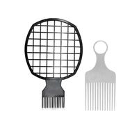 Set de Peine Afro de Púas Herramienta De Peinados Rizados Para Hombres
