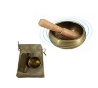 Set de Pequeños Cuencos Tibetanos Hechos a Mano para Meditación y Yoga - Cuenco Sonoro Himalayo para Equilibrar Chakras, Mindfulness y Sanación Energética - Regalo de Curación desde Nepal