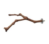 Set De Perca De Pájaro De Madera De Uva | Natural Parrot Stand Branch & Cagge Fork | Pango De Molienda Para Periquitos Periquitos De Cacatúas | Accesorios De Jaula De Pájaros Multi Branchh Tresping To