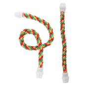 Set de Perchas de Cuerda de Algodón para Loros, 2 Piezas | Resistente al Desgaste Mordidas, para Trepar y Morder, Uso en Jaula de Loro